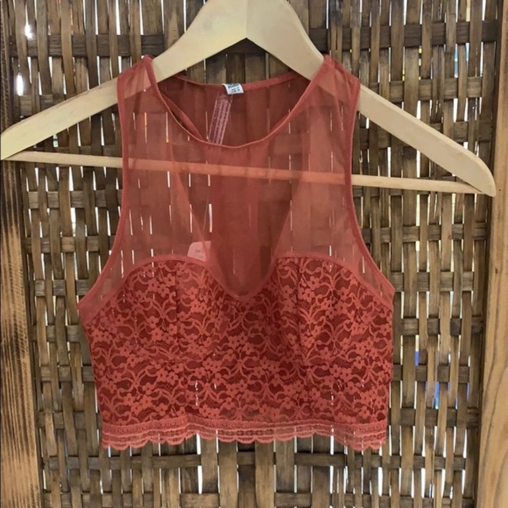 NWT Free People Intimately Stay With Me Longline Bralette XS